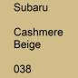 Preview: Subaru, Cashmere Beige, 038.